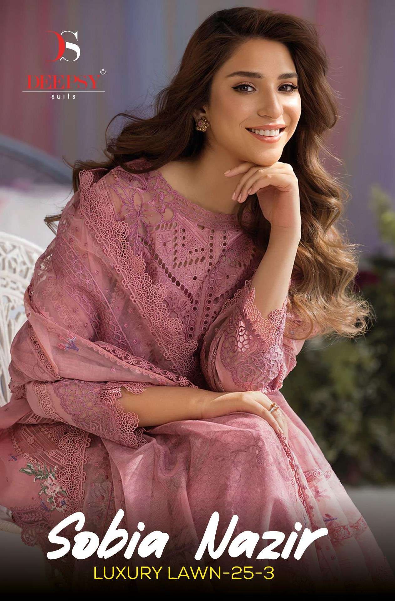 Sobia Nazir Lawn 25-3 by  DEEPSY SUITS